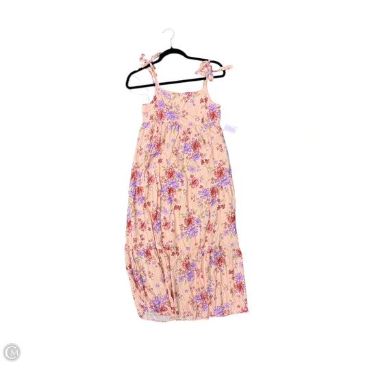 Dress Casual Midi By Clothes Mentor In Pink, Size: S