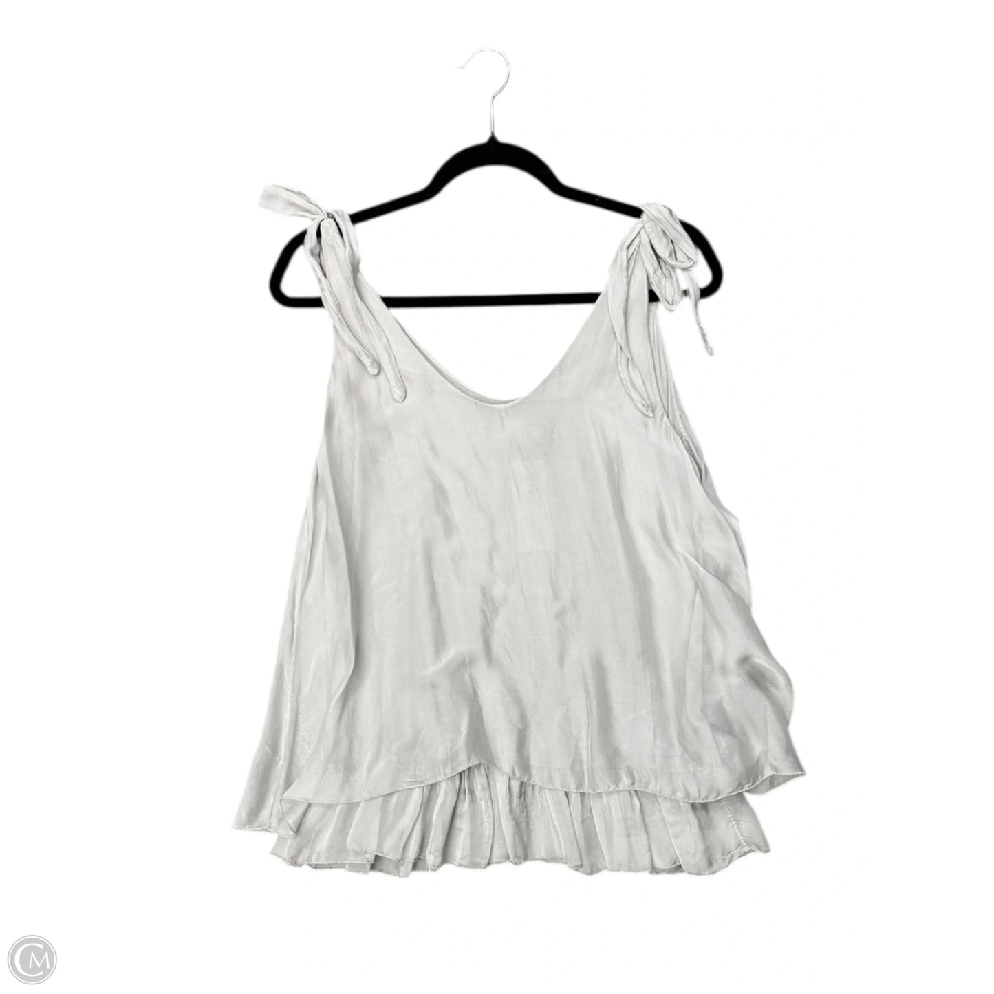Top Sleeveless By Clothes Mentor In Grey, Size: S
