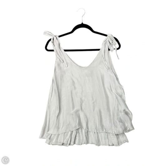 Top Sleeveless By Clothes Mentor In Grey, Size: S