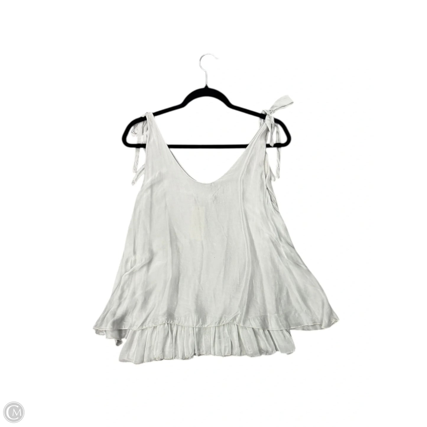 Top Sleeveless By Clothes Mentor In Grey, Size: S