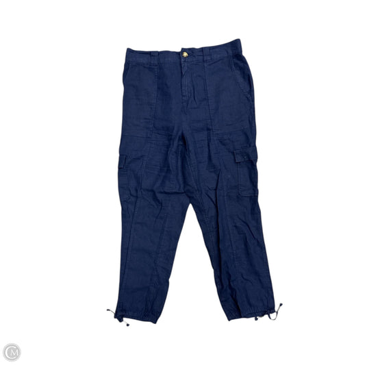 Pants Linen By C And C In Navy, Size: 10