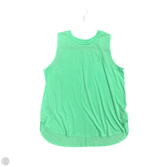 Athletic Tank Top By Tek Gear In Green, Size: L