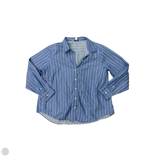 Top Long Sleeve By Old Navy In Blue, Size: Xl