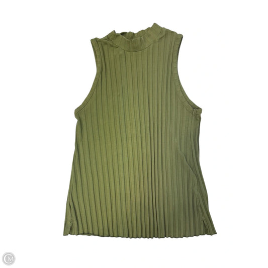 Top Sleeveless By A New Day In Green, Size: Xs