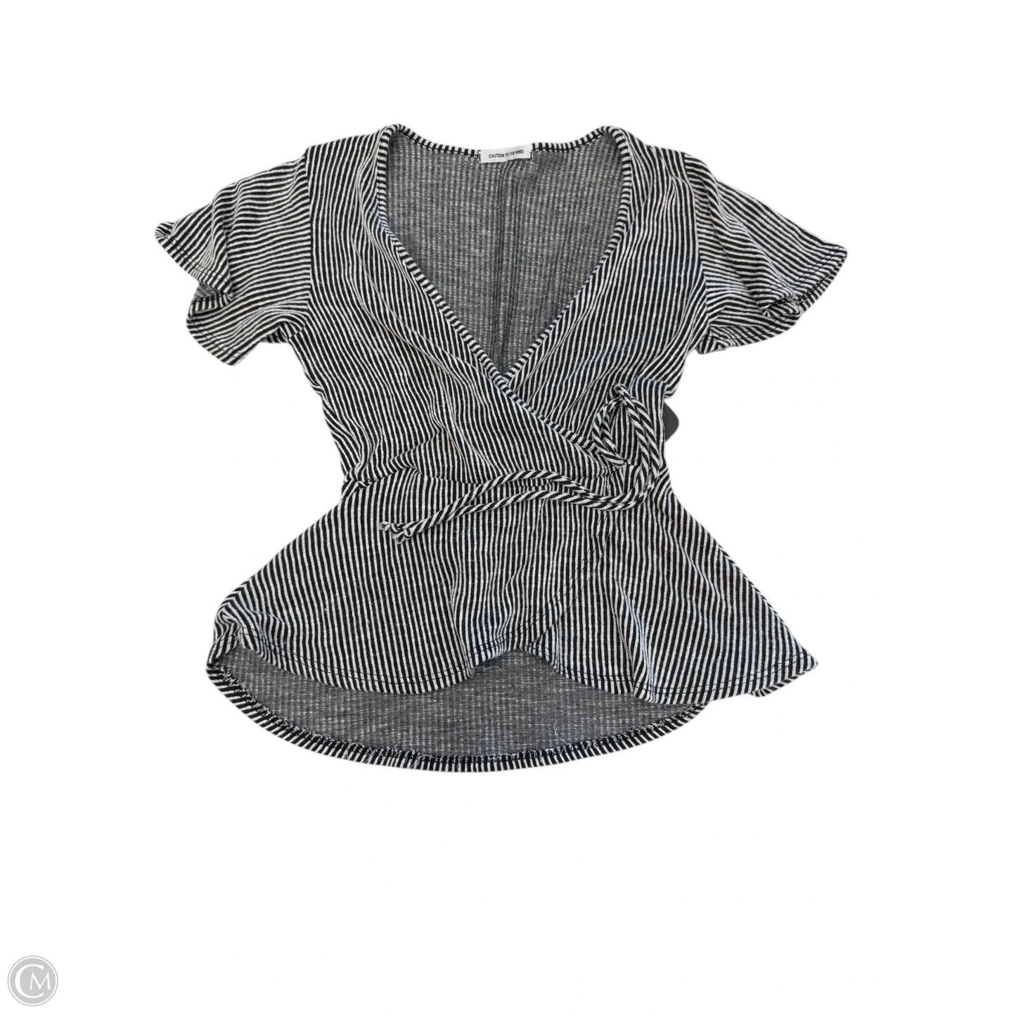 Top Short Sleeve By Caution To The Wind In Black, Size: S