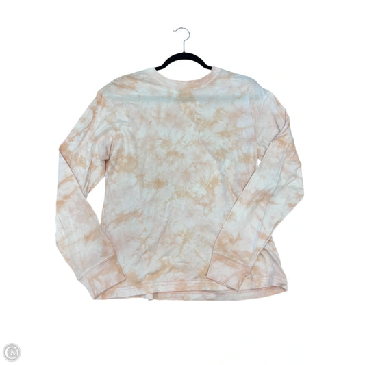 Top Long Sleeve By Double Zero In Orange, Size: S