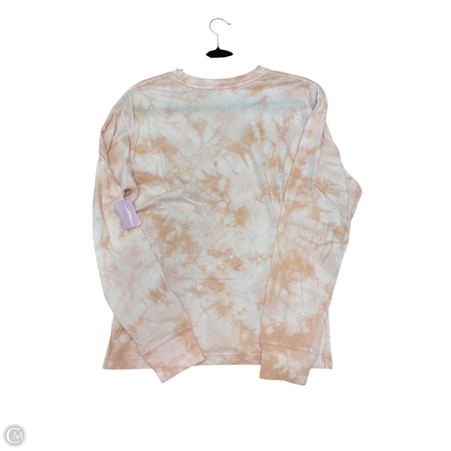Top Long Sleeve By Double Zero In Orange, Size: S