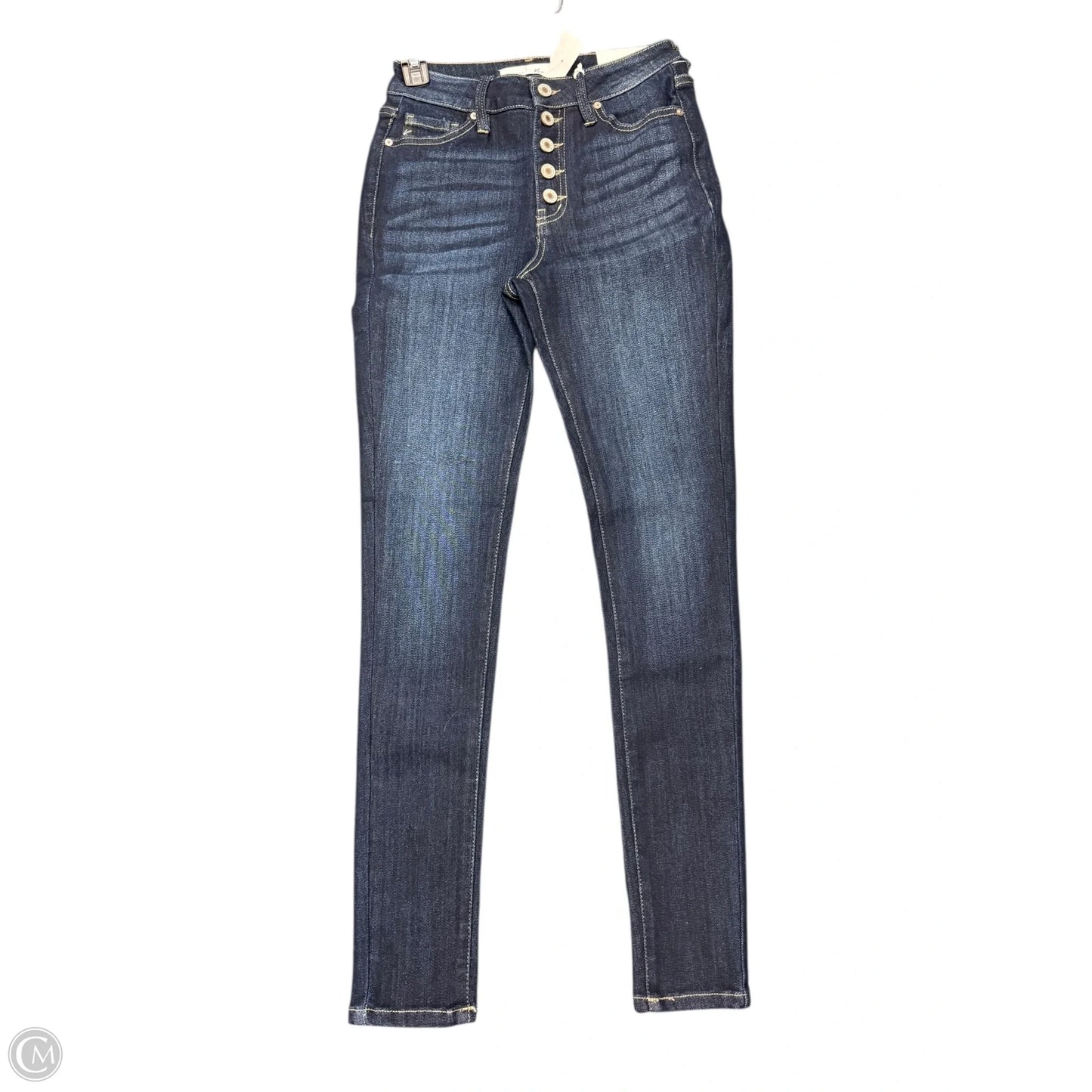 Jeans Skinny By Kancan In Blue Denim, Size: 2