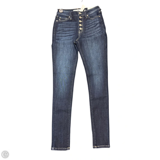Jeans Skinny By Kancan In Blue Denim, Size: 2