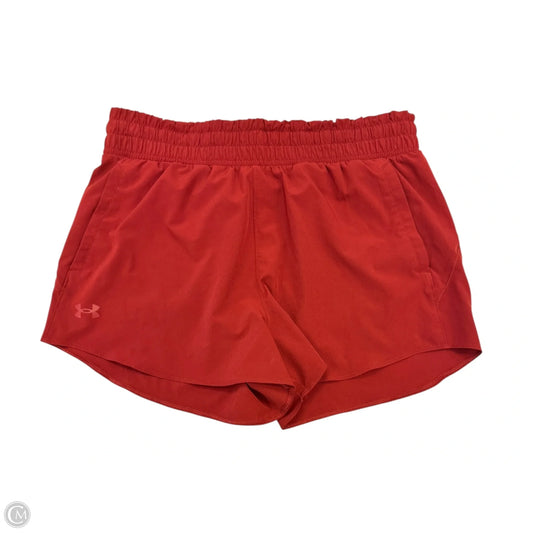 Athletic Shorts By Under Armour In Orange, Size: L