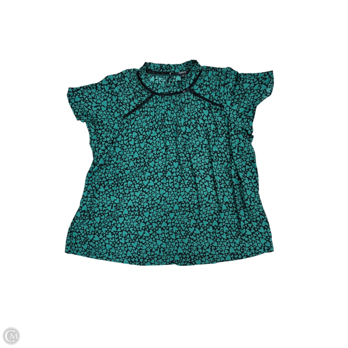 Top Short Sleeve By Torrid In Green, Size: 4x