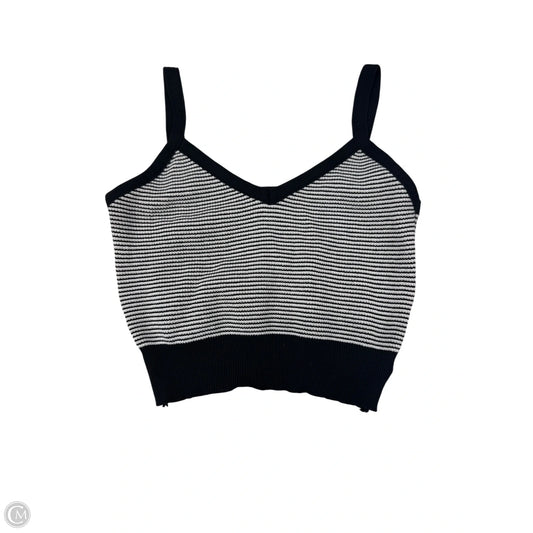 Top Sleeveless By Clothes Mentor In Black, Size: S