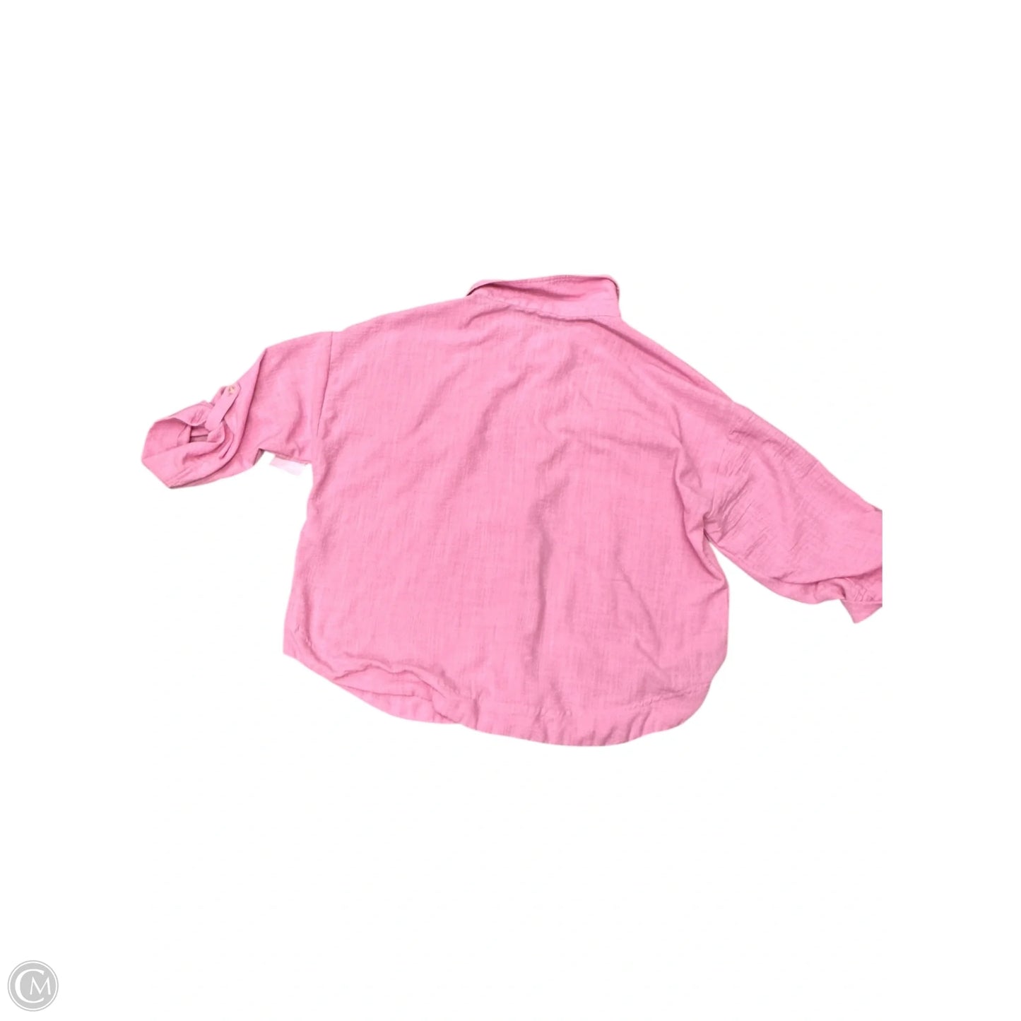 Top 3/4 Sleeve By Blu Pepper In Pink, Size: 3x