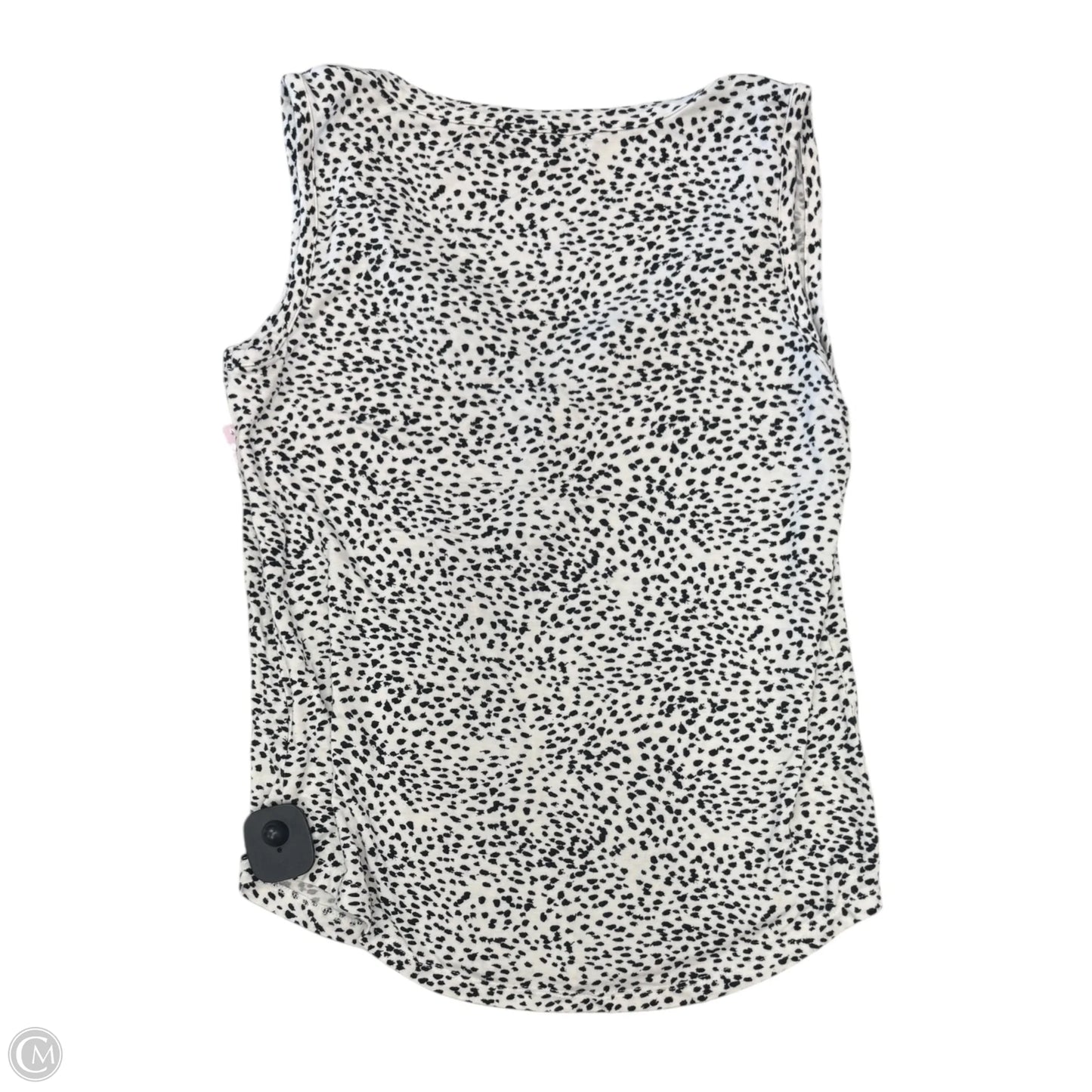 Top Sleeveless By Evereve In Black & White, Size: Xs