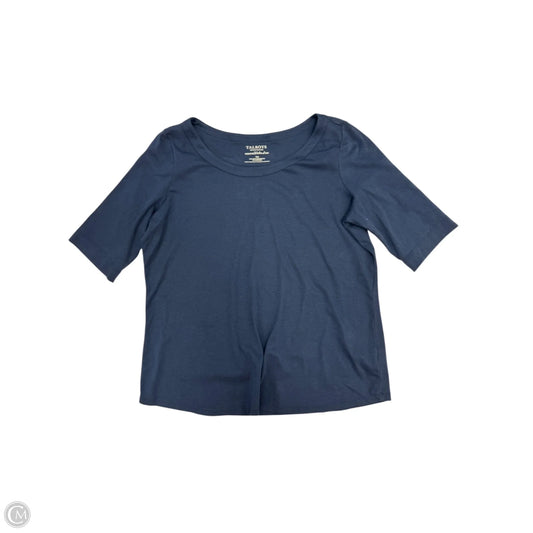 Top Short Sleeve By Talbots In Navy, Size: 1x