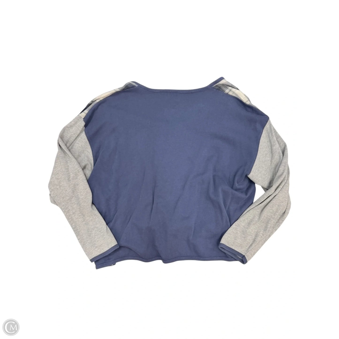 Top Long Sleeve By Liz And Co In Blue, Size: L