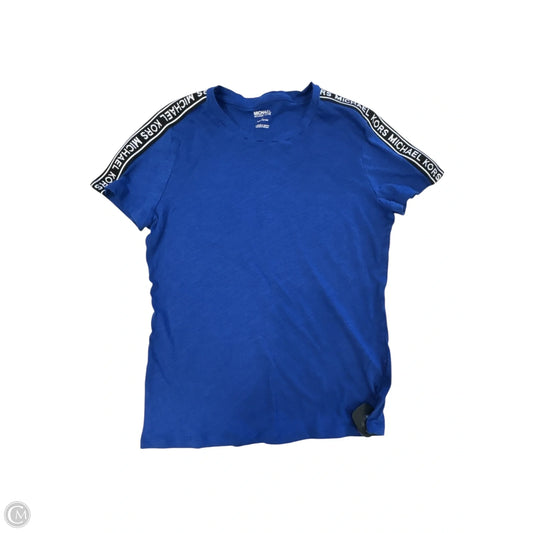 Top Short Sleeve By Michael By Michael Kors In Blue, Size: M