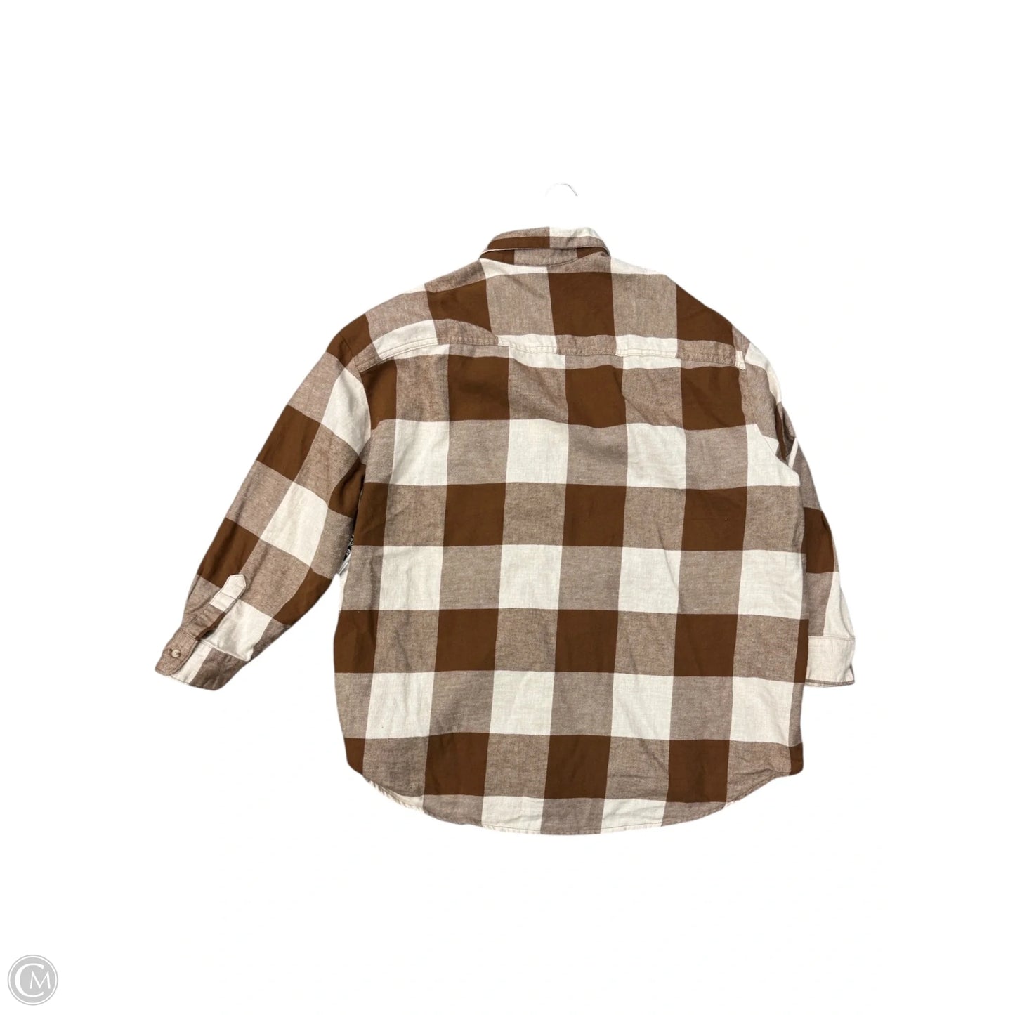 Top Long Sleeve By Old Navy In Brown, Size: 2x