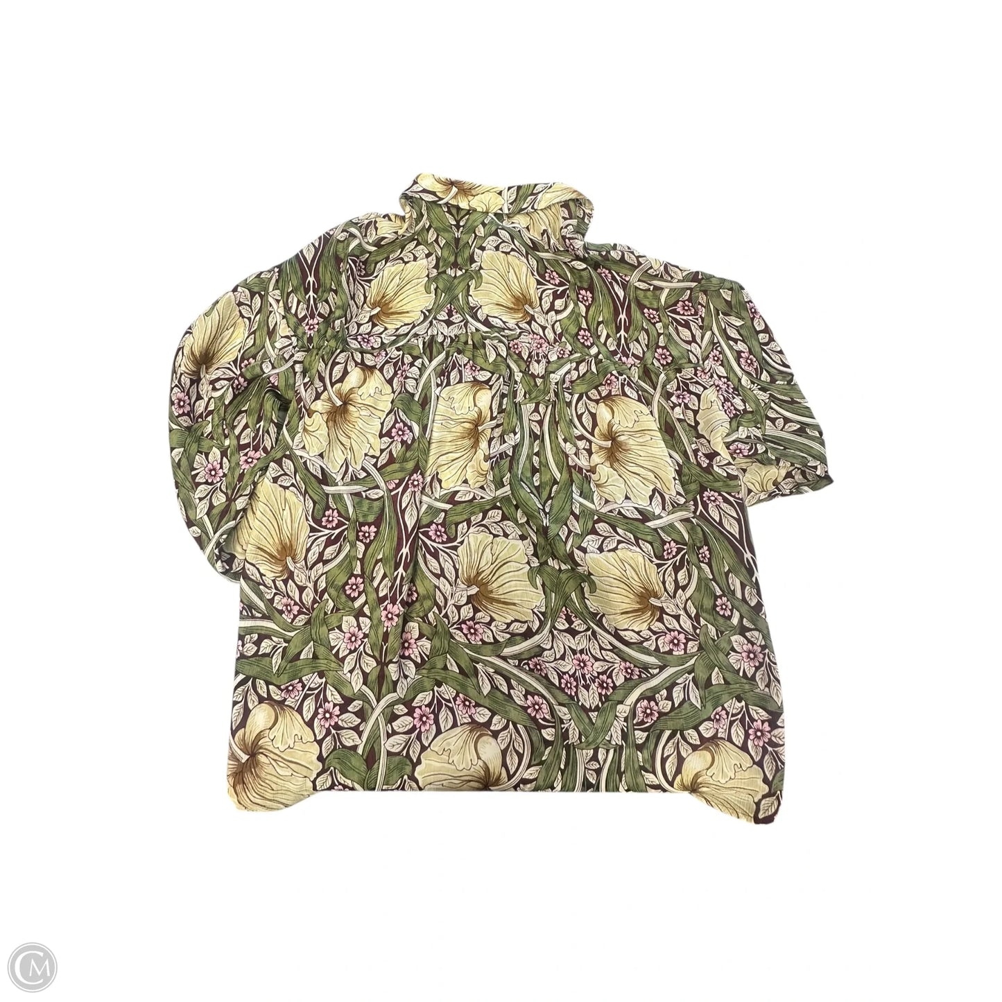 Top Long Sleeve By Clothes Mentor In Floral Print, Size: L