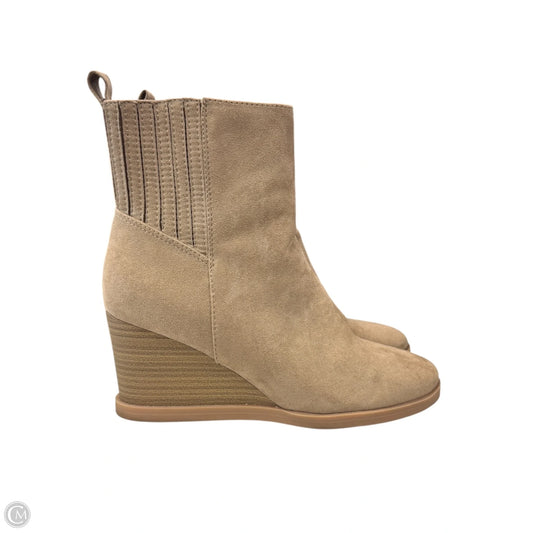 Boots Ankle Heels By Universal Thread In Brown, Size: 8