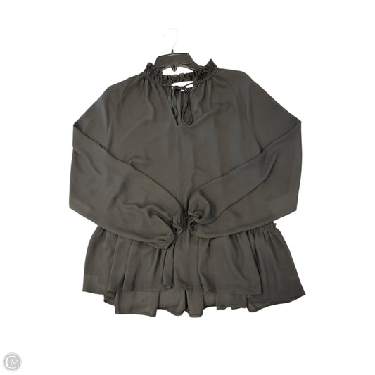 Blouse Long Sleeve By Loft In Black, Size: M