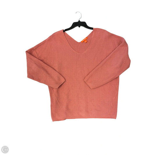 Sweater By Joe Fresh In Pink, Size: L