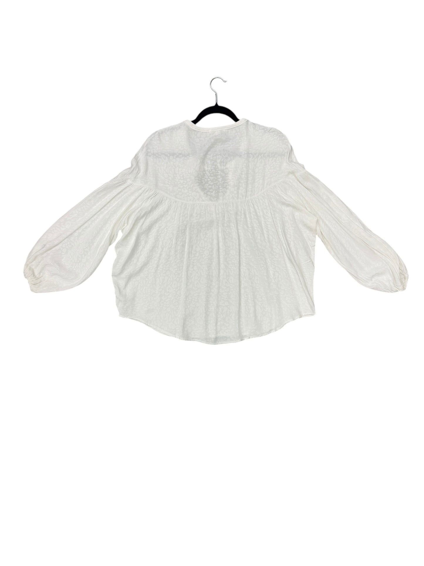 Top Long Sleeve By Cmc In White, Size: Xs