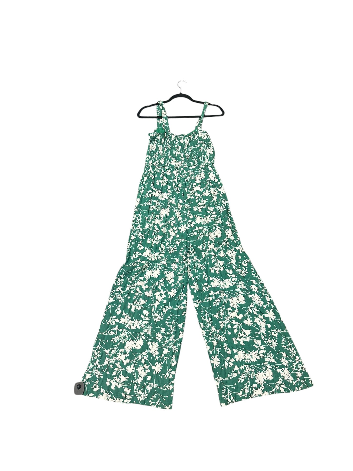 Jumpsuit By Listicle In Green & White, Size: 4