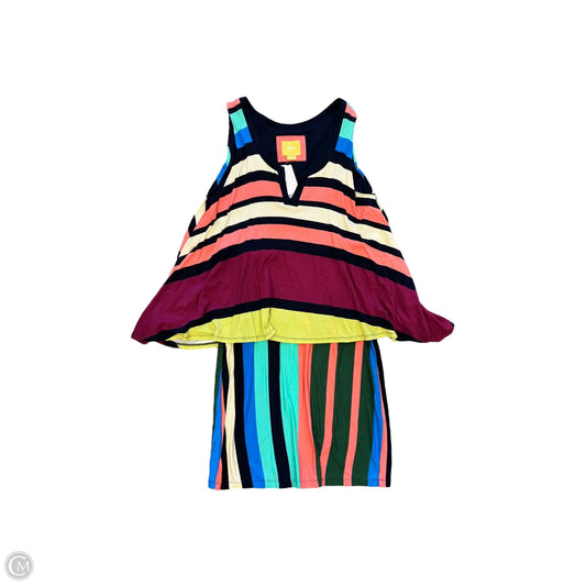 Dress Casual Midi By Maeve In Striped Pattern, Size: 6