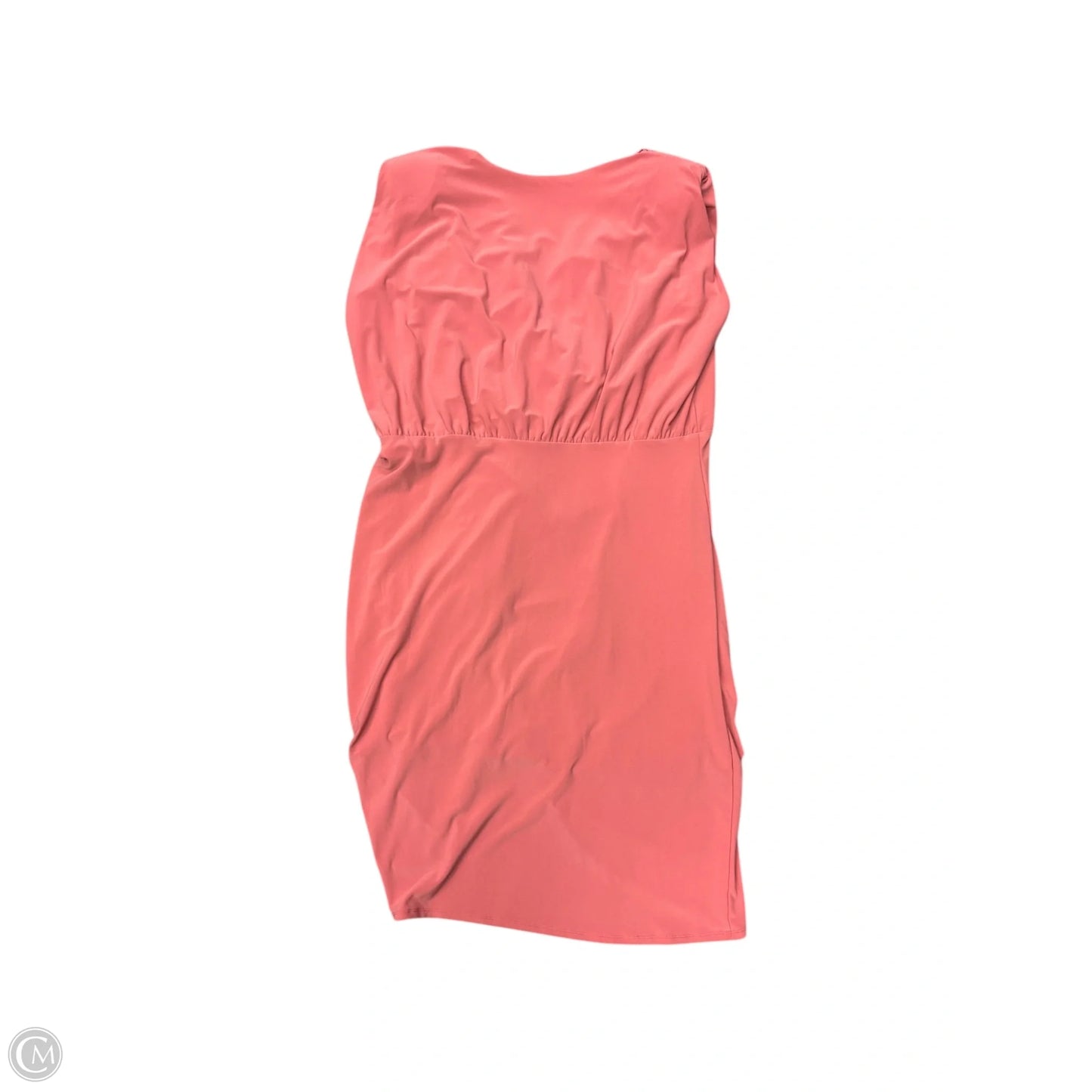 Dress Party Midi By Express In Pink, Size: 16