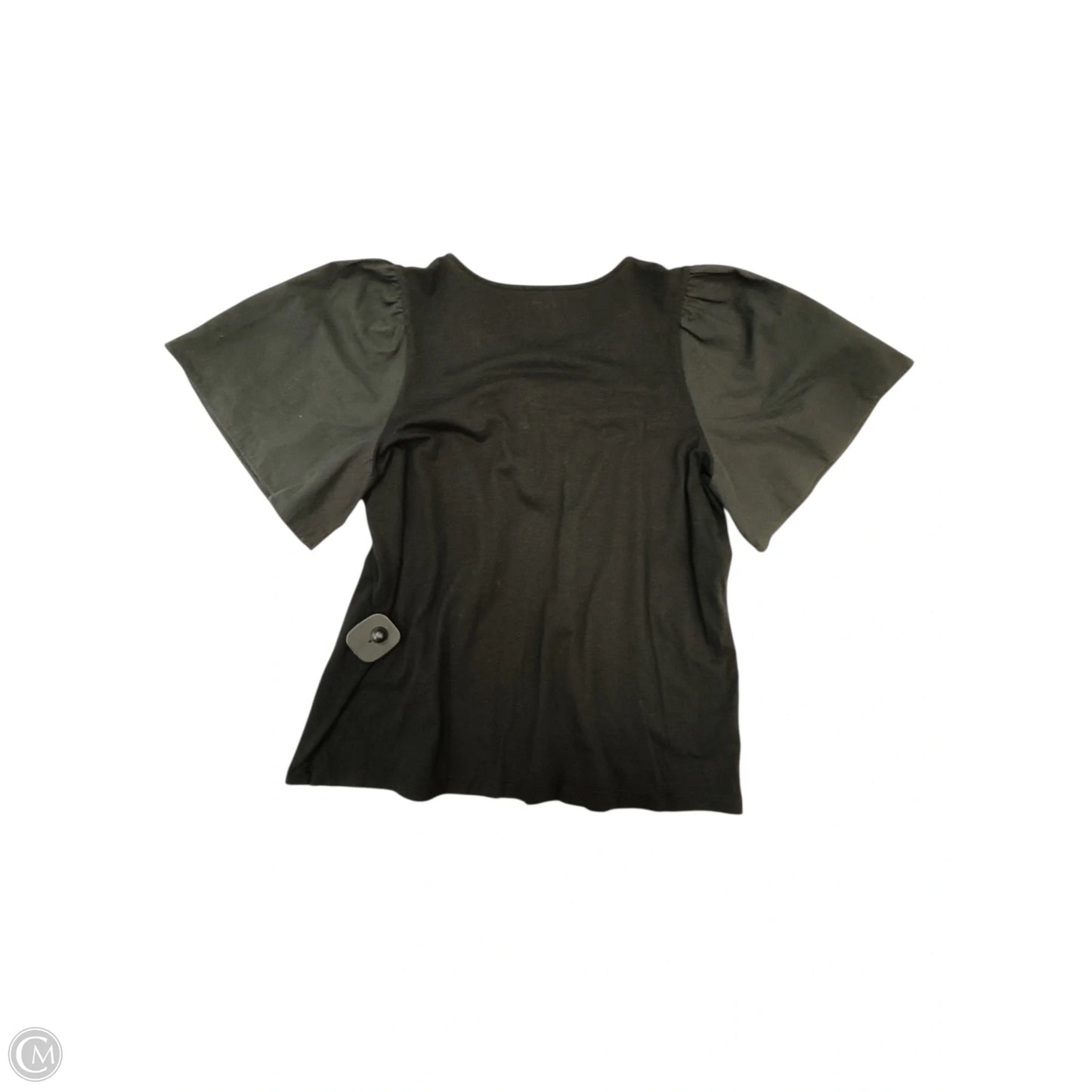 Top Short Sleeve By Loft In Black, Size: Mp