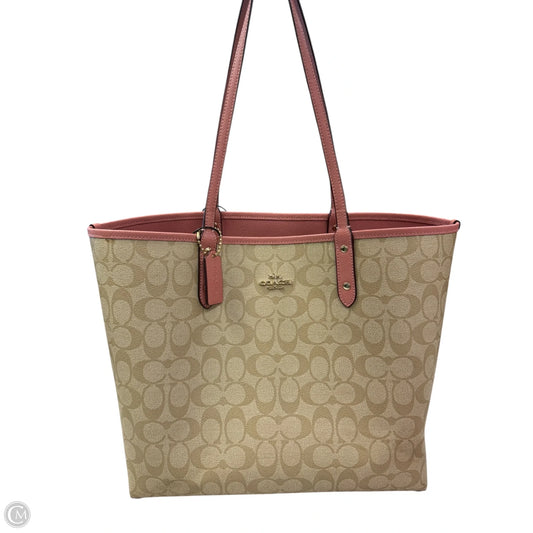 Tote Designer By Coach, Size: Large