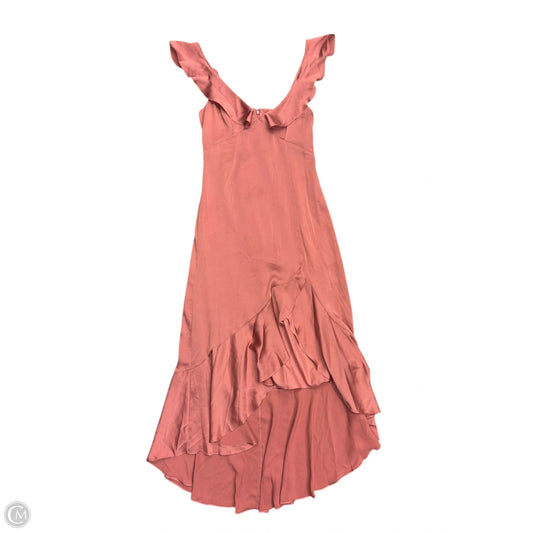 Dress Party Long By Express In Pink, Size: 2