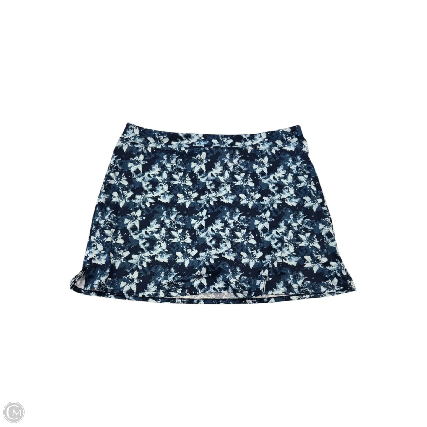 Athletic Skort By Tranquility In Floral Print, Size: 1x
