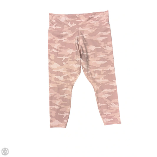 Athletic Leggings By Athleta In Camouflage Print, Size: 2x