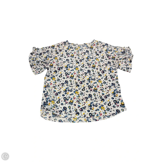 Top Short Sleeve By Pleione In Floral Print, Size: S