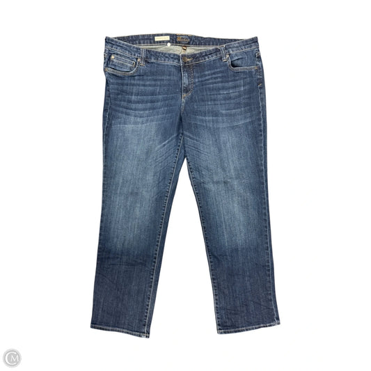Jeans Boyfriend By Kut In Blue Denim, Size: 16