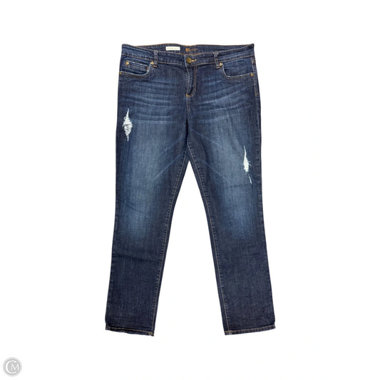 Jeans Skinny By Kut In Blue Denim, Size: 14