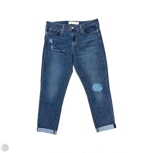 Jeans Skinny By Levis In Blue Denim, Size: 14
