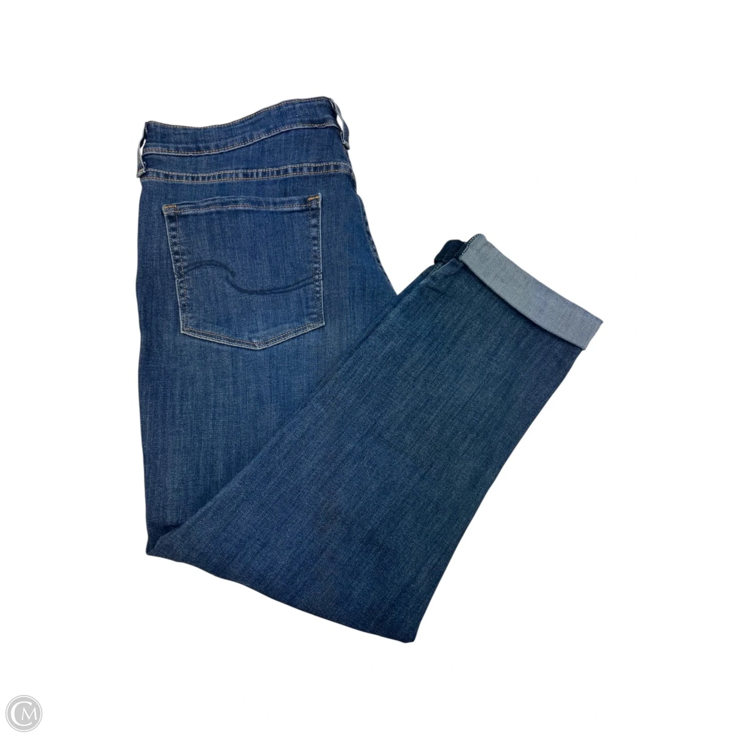 Jeans Skinny By Levis In Blue Denim, Size: 14