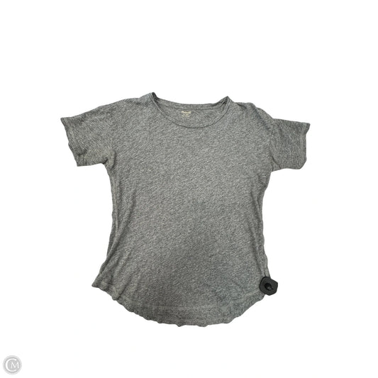 Top Short Sleeve By Madewell In Grey, Size: Xs
