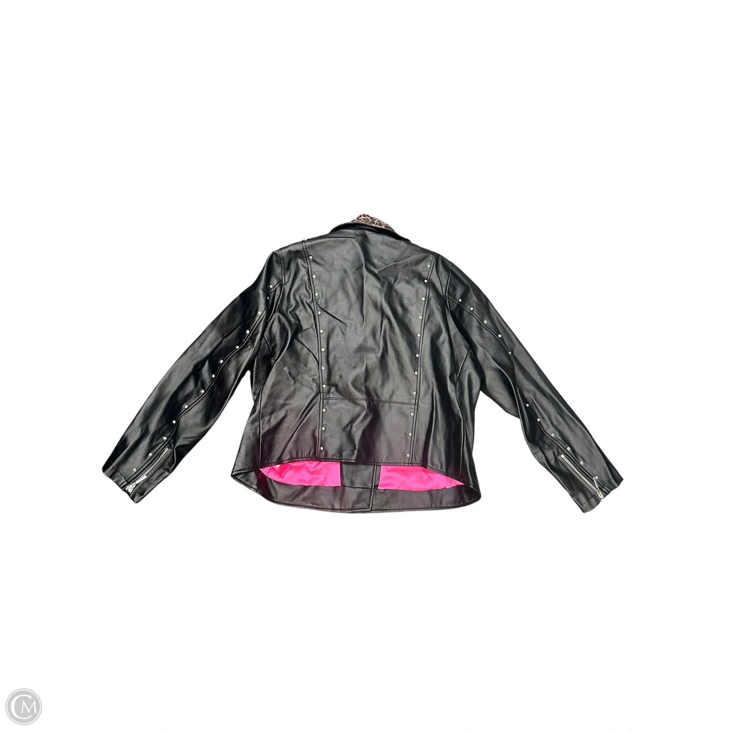 Jacket Leather By Torrid In Leopard Print, Size: 3x