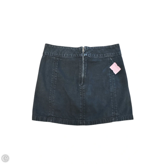 Skirt Mini & Short By Free People In Blue Denim, Size: 10
