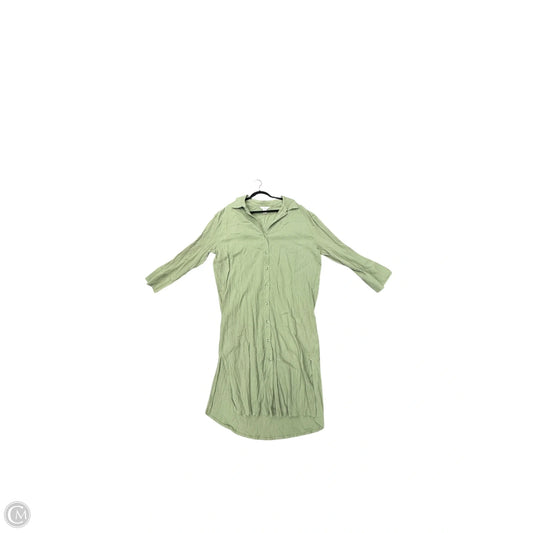 Dress Casual Midi By H&m In Green, Size: 18