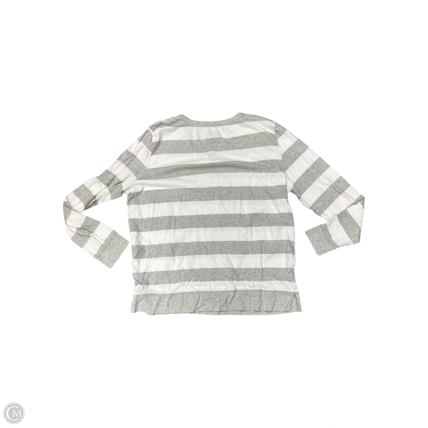 Top Long Sleeve By Gap In Striped Pattern, Size: 1x