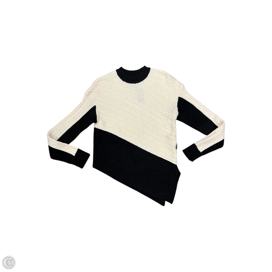 Sweater By Express In Black & Cream, Size: S