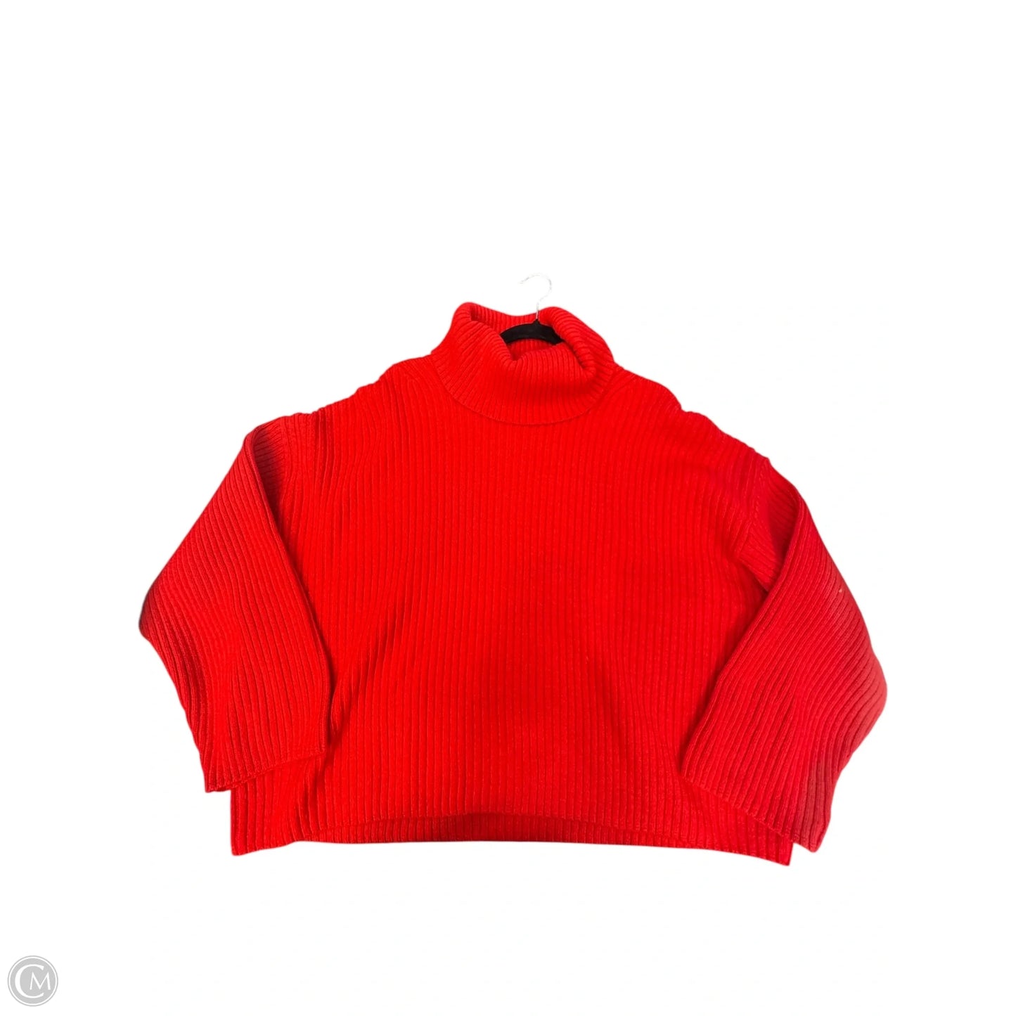 Sweater By H&m In Red, Size: 1x