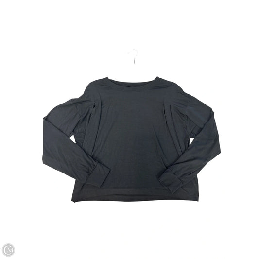 Athletic Top Long Sleeve Crewneck By Athleta In Grey, Size: Sp