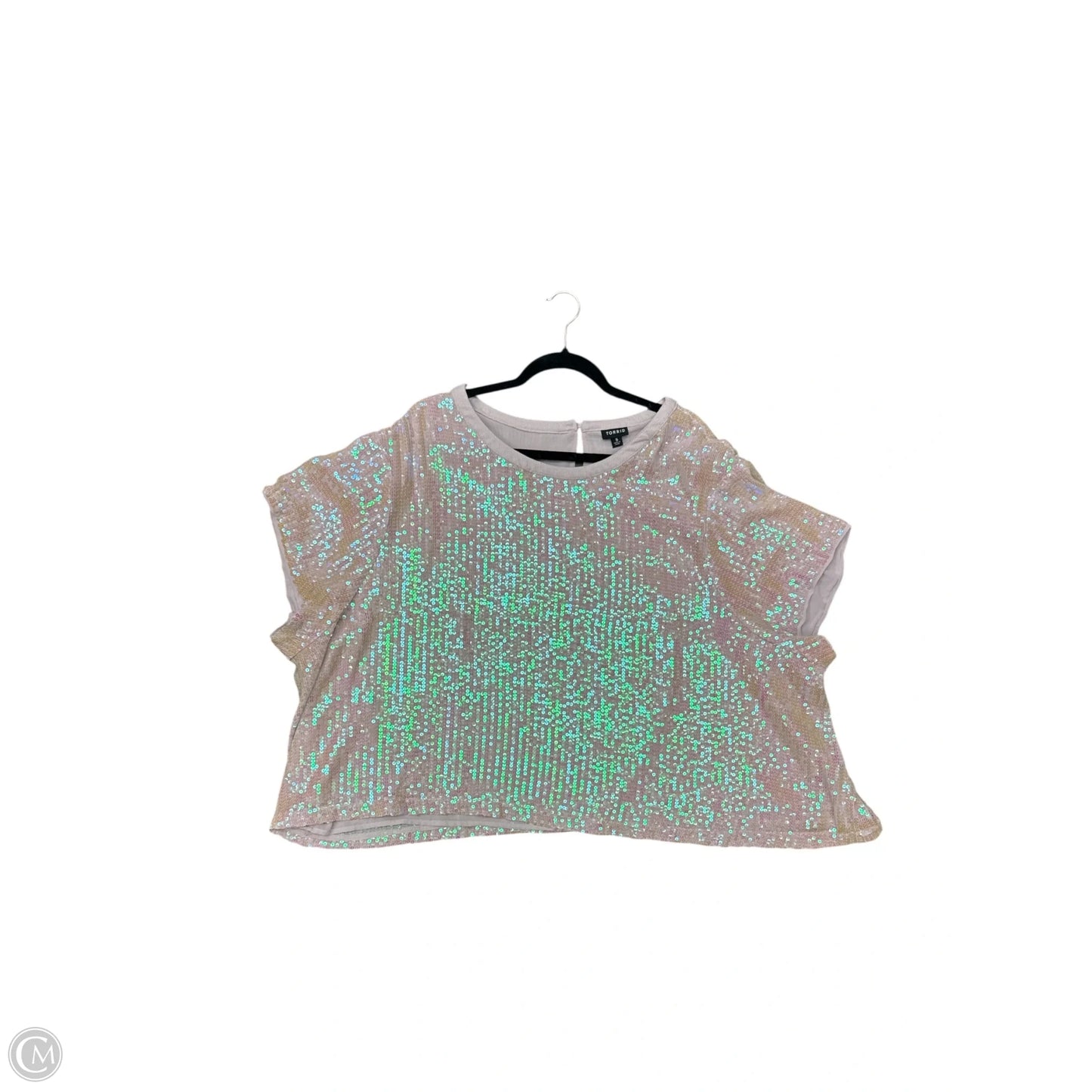 Top Short Sleeve By Torrid In Pink, Size: 4x