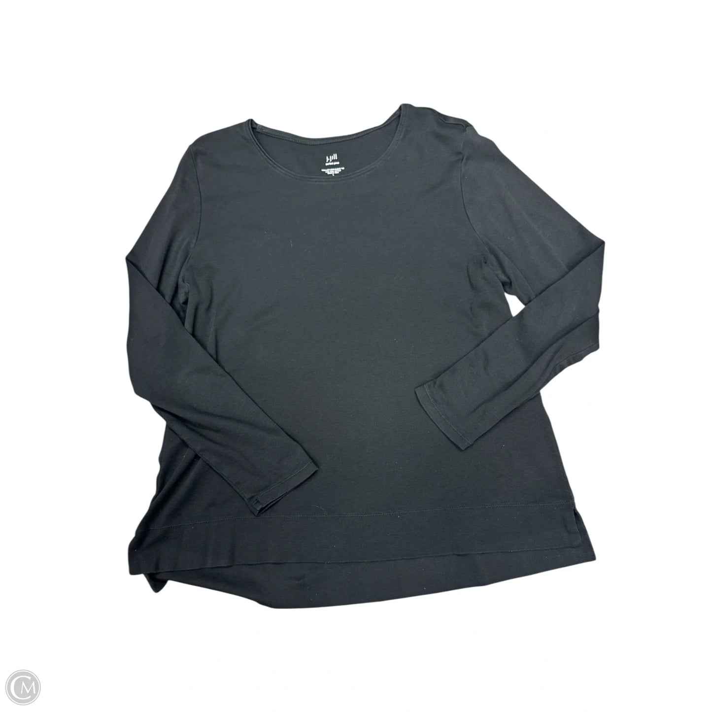 Top Long Sleeve By J. Jill In Black, Size: L